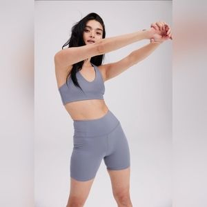 Girlfriend Collective Hi Rise FLOAT Run Short in Sea Glass